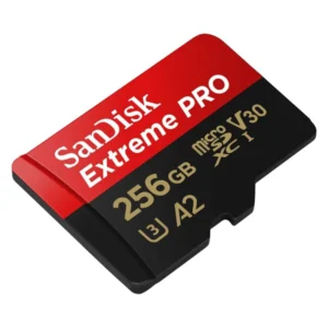 Memoria Microsdxc Sandisk Extreme Pro 256Gb (Sdsqxcd-256G-Gn6Ma) Uhs-I, V30, A2, 200Mb/S, 140Mb/S, Para Grabacion De Video 4K Uhd, Adaptador Sd - Imagen 4