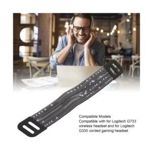 Diadema De Repuesto Para Auricular Logitech, Negro, Compatible G733/G535/G335, Resistente, Comoda Y Facil De Instalar - Imagen 4
