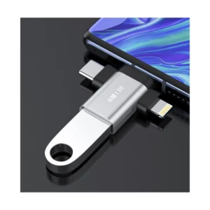 Adaptador Otg Multifuncional 3 En 1 (Jh-S373) Usb A Usb-C/V8/Lightning - Imagen 4