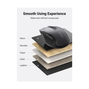 Mouse Inalambrico Ugreen Mu006 (90855) Gris, 6 Botones, Ergonomico, 4000 Dpi, Bluetooth - Imagen 5