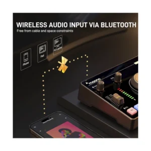 Mezcladora De Audio Maono Caster C2 Neo (Amc2 Neo) Negro, Bluetooth, Bateria Incorporada, Cancelacion De Ruido, Para Transmision En Vivo, Grabacion - Imagen 5