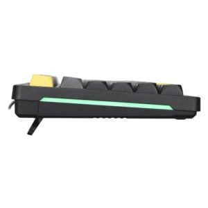 Combo Halion Cobra ( K426C) Gaming, Negro Con Amarillo, Teclado+Mouse, Led Rainbow - Imagen 5