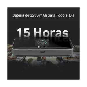 Router Inalambrico Portable Tp-Link 4G Lte (M7450) X1 Ranura Sim, 2.4Ghz/300Mbps, 5Ghz/867Mbps, Bateria 3280 Mah, Pantalla, Hasta 32 Dispositivos - Imagen 5