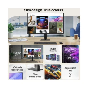 Monitor Lg 27" (27U411A-B) Fhd, Ips, Vga/Hdmi, 1Ms, 120Hz, Hdr10, Modo Lectura, Flicker Safe - Imagen 6