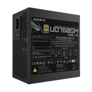 Fuente De Poder Gigabyte (Gp-Ud750Gm Pg5 V2) 750W, Gold, Atx 3.1 Y Pcie Gen 5.1, Modular - Imagen 6