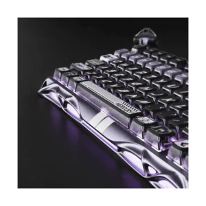 Teclado Gravastar Mercury V75 Pro 75% (Gs V75 Pro_pl) Iron Purple, Magneticos De Efecto Hall, Sondeo De 8 Khz, 0,005Rt, Semi-Aluminio - Imagen 6