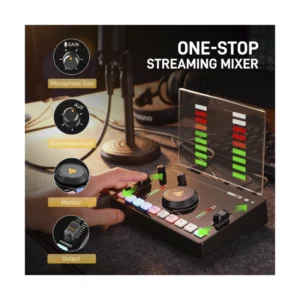 Mezcladora De Audio Maono Caster C2 Neo (Amc2 Neo) Negro, Bluetooth, Bateria Incorporada, Cancelacion De Ruido, Para Transmision En Vivo, Grabacion - Imagen 6