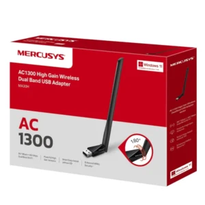 Usb Inalambrico Mercusys Ac1300 (Ma30H) 2.4Ghz/400Mbps, 5Ghz/867Mbps, Antena X1 - Imagen 7