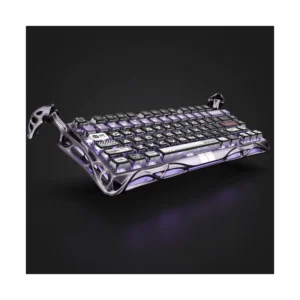 Teclado Gravastar Mercury V75 Pro 75% (Gs V75 Pro_pl) Iron Purple, Magneticos De Efecto Hall, Sondeo De 8 Khz, 0,005Rt, Semi-Aluminio - Imagen 7