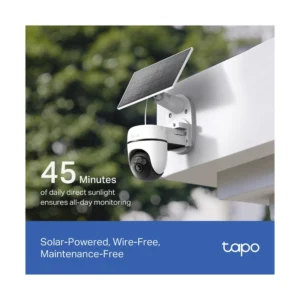 Kit Camara De Seguridad Exterior + Panel Solar Tp-Link (Tapo C610 Kit) Wifi, 2K 3Mp, Vision Nocturna Color, Bateria Interna 6700 Mah, Movimiento 360 - Imagen 4