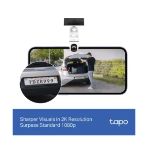 Kit Camara De Seguridad Exterior + Panel Solar Tp-Link (Tapo C610 Kit) Wifi, 2K 3Mp, Vision Nocturna Color, Bateria Interna 6700 Mah, Movimiento 360 - Imagen 5