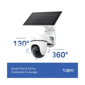 Kit Camara De Seguridad Exterior + Panel Solar Tp-Link (Tapo C610 Kit) Wifi, 2K 3Mp, Vision Nocturna Color, Bateria Interna 6700 Mah, Movimiento 360 - Imagen 7