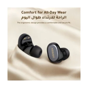 Auricular Bluetooth Ugreen Dots Ws220 (75628) Gris, Ipx5, Microfonos Duales, Hasta 35 Horas De Reproduccion - Imagen 7