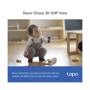 Camara De Seguridad Interior Tp-Link (Tapo C230) Wifi, 3K 5Mp, Deteccion Con Ia, Seguimiento Automatico, Vision Nocturna - Imagen 3