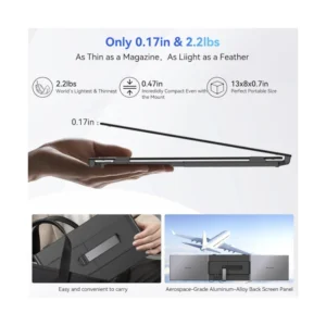 Extensor De Pantalla Triple Para Laptop Blackview (Dcm6) Ips Fhd, Dos Pantallas Externas Portatil De 14", Compatible De 13 A 17", Para Windows/ Mac - Imagen 3