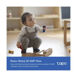 Camara De Seguridad Interior Tp-Link (Tapo C232) Wifi, 3K 5Mp, Deteccion Con Ia, Seguimiento Inteligente, Vision Nocturna - Imagen 4