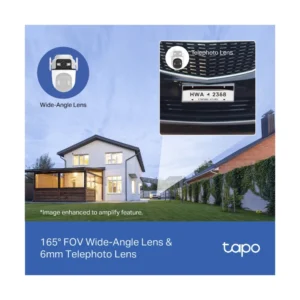 Camara De Seguridad Exterior Tp-Link (Tapo C545D) Wifi, Doble Lente, 2K 3Mp, Vision Nocturna Color, Deteccion De Movimiento Ia, Seguimiento Inteligent - Imagen 4