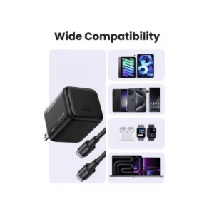 Cargador De Pared Ugreen Gan X517 (75957) Incluye Cable Usb-C A Usb-C 1 Metro, Carga Rapida De 25W - Imagen 4