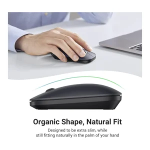 Mouse Inalambrico Ugreen Mu001 (90372) Negro, Ultra Delgado, 4000 Dpi - Imagen 4