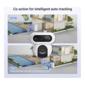 Kit Camara De Seguridad Exterior + Panel Solar Ezviz Hb90X Dual 4G (Cs-Hb90X/Sp) Ranura 4G Lte, 2K 4Mp+4Mp Camara Dual, Bateria Y Energia Solar 8W - Imagen 4