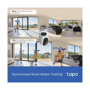 Camara De Seguridad Interior Tp-Link (Tapo C245D) Wifi, Doble Lente, 2K 3Mp, Seguimiento Inteligente, Deteccion Con Ia, Zoom De Alta Claridad - Imagen 6