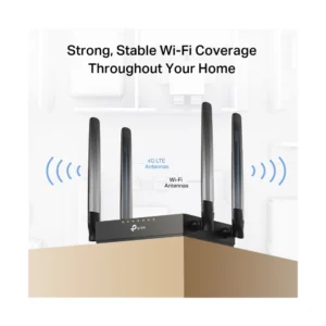 Router Inalambrico Tp-Link 4G Lte (Tl-Mr108) Hasta 300Mbps, Antena X4, Port X1 Wan + X3 Lan 10/100Mbps, 1 Ranura Para Tarjeta Sim - Imagen 6