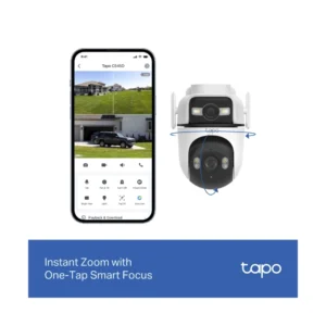 Camara De Seguridad Exterior Tp-Link (Tapo C545D) Wifi, Doble Lente, 2K 3Mp, Vision Nocturna Color, Deteccion De Movimiento Ia, Seguimiento Inteligent - Imagen 7