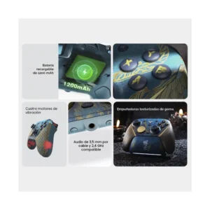 Mando Inalambrico Gamesir G7 Pro Edicion Wuchang: Fallen Feathers (Gamesir-G7 Pro-Wff) Gatillos Con Efecto Hall, Sondeo De 1000 Hz, Para Xbox, Pc - Imagen 7