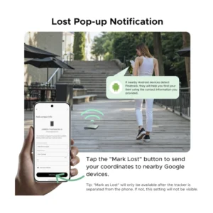 Rastreador De Tarjetas Para Billetera Ugreen Finetrack Slim G Cm915 (75497) Solo Android, Bluetooth Con Bateria De 5 Años, Funciona Con App Find Hub - Imagen 6
