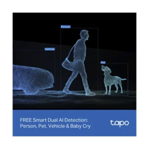 Camara De Seguridad Interior Tp-Link (Tapo C245D) Wifi, Doble Lente, 2K 3Mp, Seguimiento Inteligente, Deteccion Con Ia, Zoom De Alta Claridad - Imagen 8