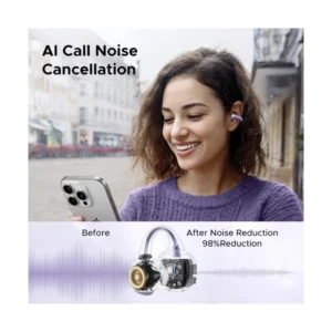 Auricular Bluetooth Ugreen Hitune S3 Ws209 (55430) Purpura, Bluetooth 5.4, Diseño De Oreja Abierta, Hasta 30 Horas Reproduccion - Imagen 8
