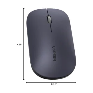 Mouse Inalambrico Ugreen Mu001 (90372) Negro, Ultra Delgado, 4000 Dpi - Imagen 9