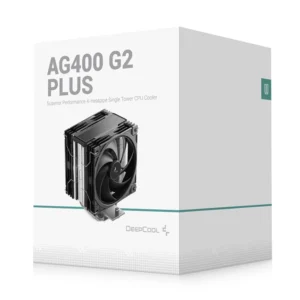 Disipador De Procesador Deep Cool Ag400 G2 Plus (R-Ag400-Bknpmg2-G-1) Negro, 1700/1851-Am4/Am5, X2 Fan - Imagen 9