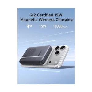 Power Bank Ugreen Pb761 (45763) Gris, Magnetico, Qi2 Certificado, Carga Rapida De 15W, Magsafe, 10000Mah - Imagen 7