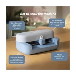 Paquete De Plotter De Corte Cricut Joy 2 Blue Deluxe (2012190) Corta Mas De 75 Materiales, Ultracompacta Y Portatil, Bluetooth, Incluye Lo Necesario - Imagen 8