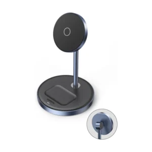 Soporte De Carga Inalambrico Magnetico 2 En 1 Ugreen Cd317 (90668) Compatible Con Magsafe Con Cable Usb-C, Para Iphone 17/16/15/14 Y Airpods - Imagen 10