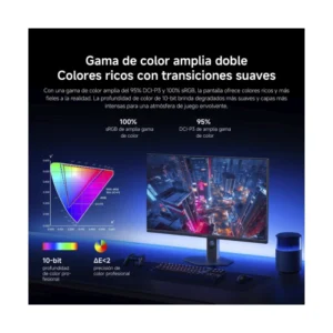Monitor Gaming Xiaomi 27" (G27Qi 2026) Fast Ips, Qhd 2K , 2560X1440, 2 Hdmi/Dp, 1Ms, 200Hz, Hdr, Freesync Premium - Imagen 10