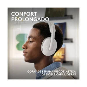 Auricular Inalambrico Logitech G325 Lightspeed (981-001530) Blanco, Bluetooth, Microfono Con Reduccion De Ruido, Audio Avanzado, 24 Horas, Pc, Ps4/5 - Imagen 3
