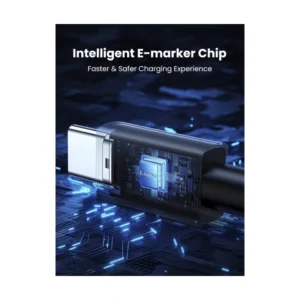 Cable De Carga & Datos Usb-C A Usb-C Ugreen L513 (45068) Negro, 240W De Carga Rapida, Compatible Con Macbook Pro/Air, Iphone 16/16 Pro/16, 2 Metros - Imagen 4
