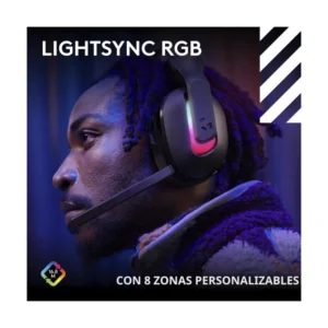 Auricular Inalambrico Astro A20 X Lightspeed (939-002246) Gaming, Negro, Con Audio Playsync De 2 Sistemas, Bluetooth, Microfono 48 Khz, Rgb Lightsync - Imagen 5
