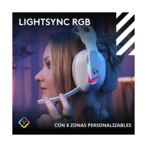 Auricular Inalambrico Astro A20 X Lightspeed (939-002252) Gaming, Blanco, Con Audio Playsync De 2 Sistemas, Bluetooth, Microfono 48 Khz, Rgb Lightsync - Imagen 5