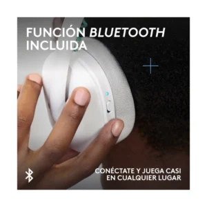 Auricular Inalambrico Logitech G325 Lightspeed (981-001530) Blanco, Bluetooth, Microfono Con Reduccion De Ruido, Audio Avanzado, 24 Horas, Pc, Ps4/5 - Imagen 5