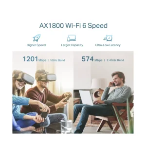 Repetidor Y Amplificador Inalambrico De Pared Tp-Link Ax1800 (Re605X) 2.4Ghz/574Mbps, 5Ghz/1201Mbps, Antena X2, Modo Ap, X1 Puerto Gigabit - Imagen 5
