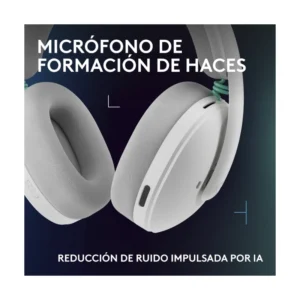 Auricular Inalambrico Logitech G325 Lightspeed (981-001530) Blanco, Bluetooth, Microfono Con Reduccion De Ruido, Audio Avanzado, 24 Horas, Pc, Ps4/5 - Imagen 6
