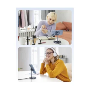 Soporte De Carga Inalambrico Magnetico 2 En 1 Ugreen Cd317 (90668) Compatible Con Magsafe Con Cable Usb-C, Para Iphone 17/16/15/14 Y Airpods - Imagen 8