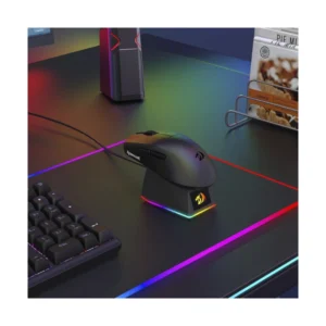 Mouse Inalambrico Redragon K1Ng Ultra (M999) Gaming, Negro, Conectividad Triple Modo, Base De Carga Magnetica, 45000 Dpi, 55G Ultraligero - Imagen 8