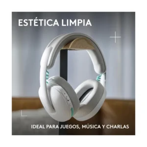 Auricular Inalambrico Logitech G325 Lightspeed (981-001530) Blanco, Bluetooth, Microfono Con Reduccion De Ruido, Audio Avanzado, 24 Horas, Pc, Ps4/5 - Imagen 8