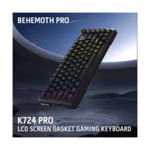 Teclado Inalambrico Redragon Ucal Lcd Pro 80% (K724Rgb-Pro-Sp) Negro, Switch Mint Mambo, Pantalla Tft, Conectividad Triple Modo, Led-Rgb - Imagen 9