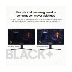 Monitor Gaming Samsung Odyssey G3 27" (S27Dg300El) Fhd, Va, Hdmi/Dp, 1Ms, 180Hz, Hdr, Giratorio Y Pivoteable - Imagen 9