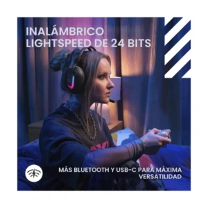 Auricular Inalambrico Astro A20 X Lightspeed (939-002246) Gaming, Negro, Con Audio Playsync De 2 Sistemas, Bluetooth, Microfono 48 Khz, Rgb Lightsync - Imagen 9